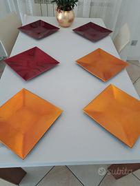 Set di 6 vassoi/sottopiatti