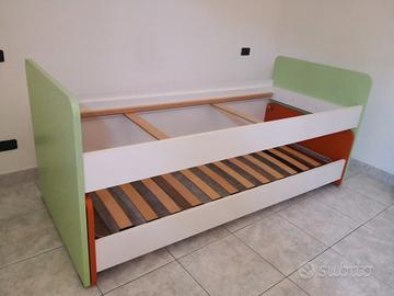 letto a ponte con 2° letto scorrevole 