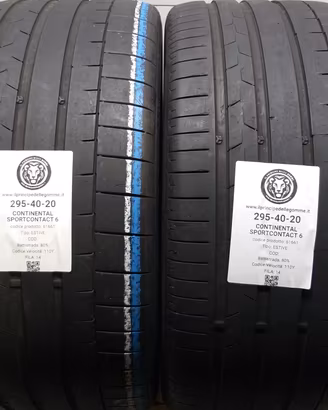 2 GOMME 295 40 20 CONTINENTAL A61661