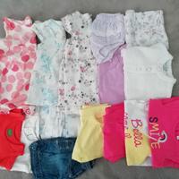 Lotto abbigliamento neonata 1-3 mesi