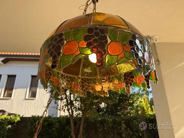 Lampadario artigianale stile Tiffany