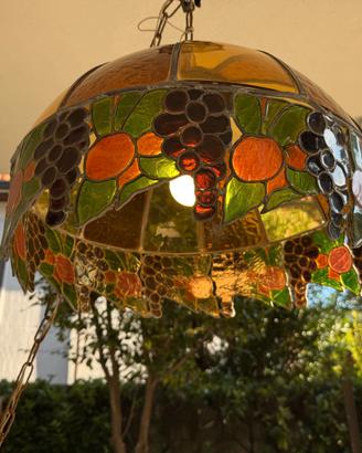 Lampadario artigianale stile Tiffany