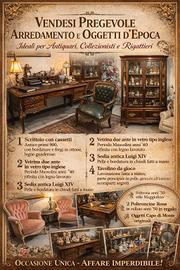 mobili e oggettistica antiquariato In blocco