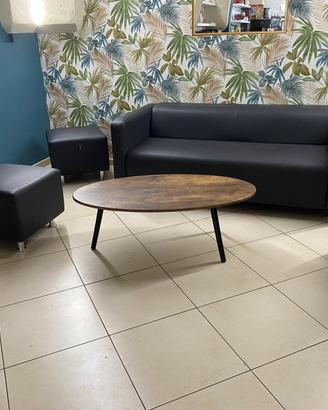 3 divani 6pouf e 1 tavolini