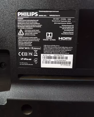 TV Led 50 Pollici Philips con Led luminosi