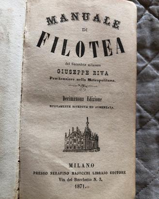 Manuale di Filotea (Giuseppe Riva) - Edizione 1871