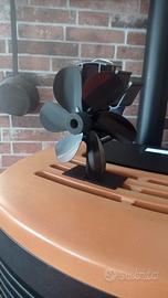 Ventola per stufa a 6 pale in alluminio NUOVA