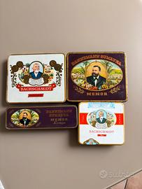 Scatole in latta vintage