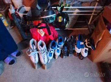 Caschi e pattini a rotelle