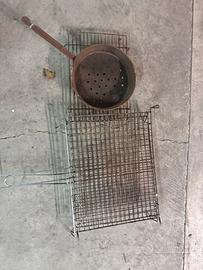 Padella per cucinare le castagne piu altro