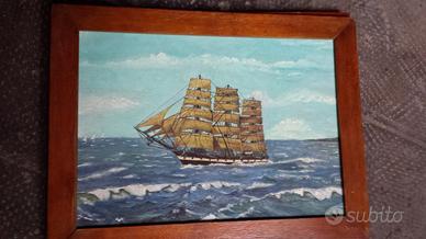 Quadro "veliero in mare"