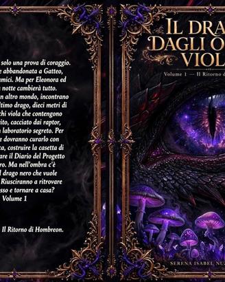 Il drago dagli occhi viola🐉✨