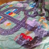 Cesto porta giocattoli/pista bambini 