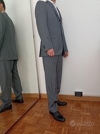 Vestito completo gessato uomo Liverani (Lugo)