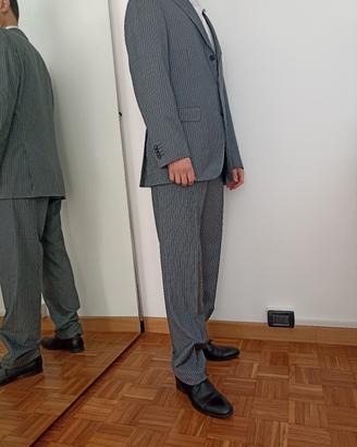 Vestito completo gessato uomo Liverani (Lugo)