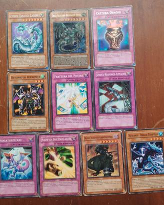 10 CARTE YU-GI-OH! TIPO DRAGO