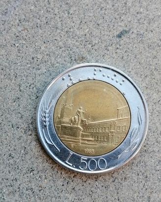 500 lire metallo