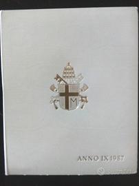 Set monete Vaticano 1987 anno IX G. Paolo II 