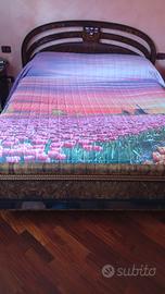 letto con rete e materasso 