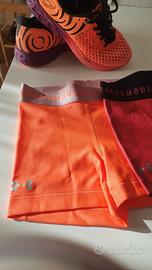 Shorts Underarmour running xs arancione