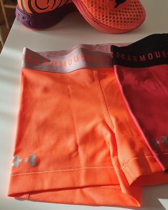 Shorts Underarmour running xs arancione