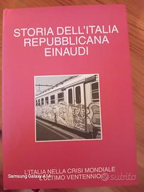 Storia dell'italia repubblicana Einaudi 10 volumi 