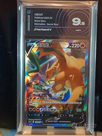 Pokémon Charizard V 132/127 SR AiGrading 9.5 Mint+