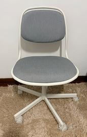 Sedia da ufficio con rotelle