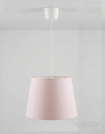 Lampadario a sospensione rosa