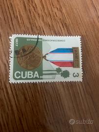Francobollo cuba 1977