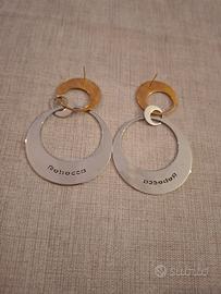 Rebecca orecchini cerchio argento