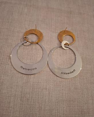 Rebecca orecchini cerchio argento