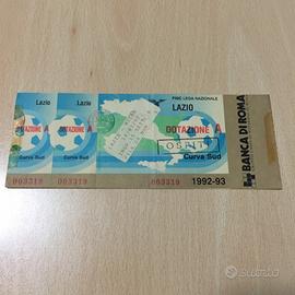 Biglietto Lazio - Milan 1993