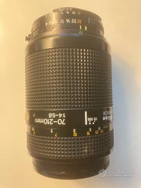 Obiettivo Nikon 70-210 + custodia