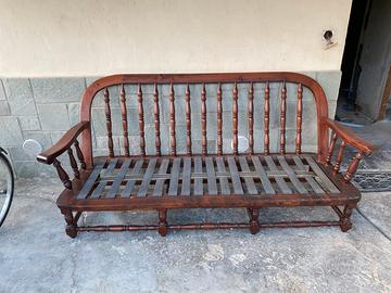 Struttura in legno divano
