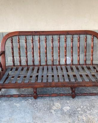 Struttura in legno divano