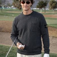 Maglione vintage stone island verde scuro