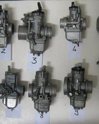 Carburatori Dell'Orto, Bing, Mikuni, Keihin