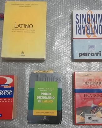 n.5 Dizionari ; francese  latino sinonimi contrari