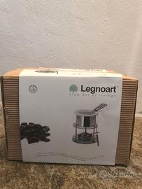 Set fonduta cioccolato in vetro - Legnoart MF-10