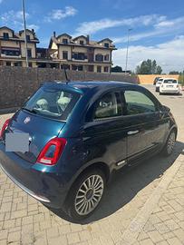 Fiat 500 blu Lounge con cambio automatico