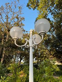 Lampioni da giardino a 3 luci - stile classico