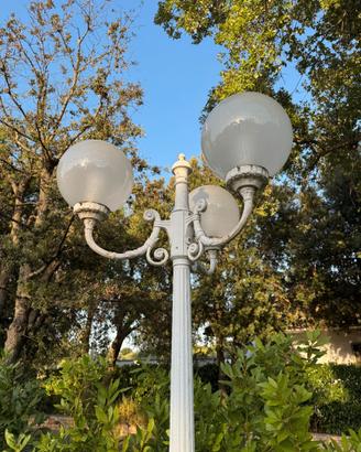 Lampioni da giardino a 3 luci - stile classico