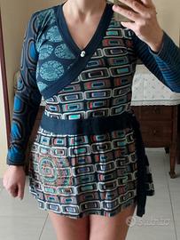 Abito boho Anatopic taglia M fantasia geometrica 