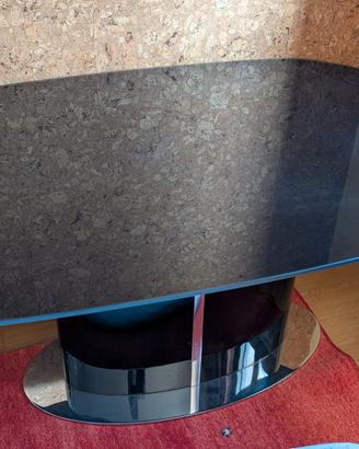 Tavolo Calligaris Odyssey in vetro nero