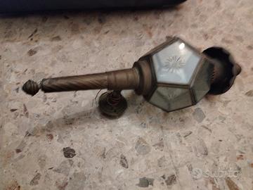 lanterna da carrozza antica(adattata ad elettrico)