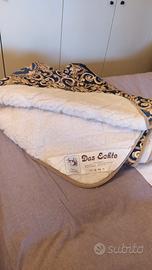 coperta lana merinos Versace