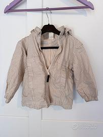 Giacca leggera con cappuccio h&m tg. 86