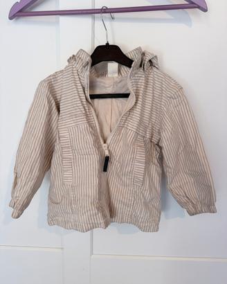 Giacca leggera con cappuccio h&m tg. 86
