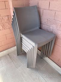 Tavolo terrazzo allungabile con sedie